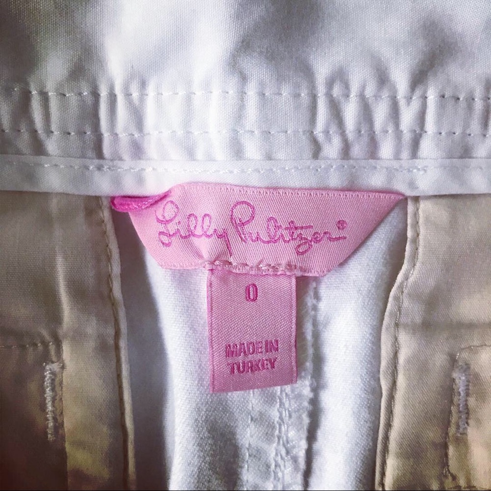 Lilly Pulitzer white cotton mini skirt - Picture 6 of 8
